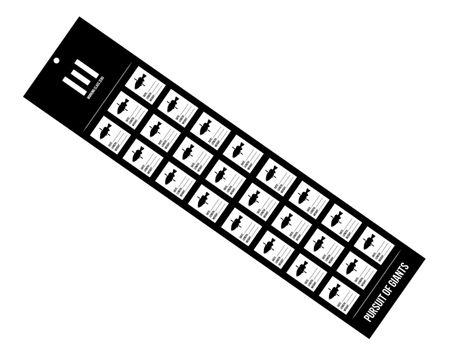 WORKING CLASS ZERO — Travel Ready Big Bass Board (BLACK)